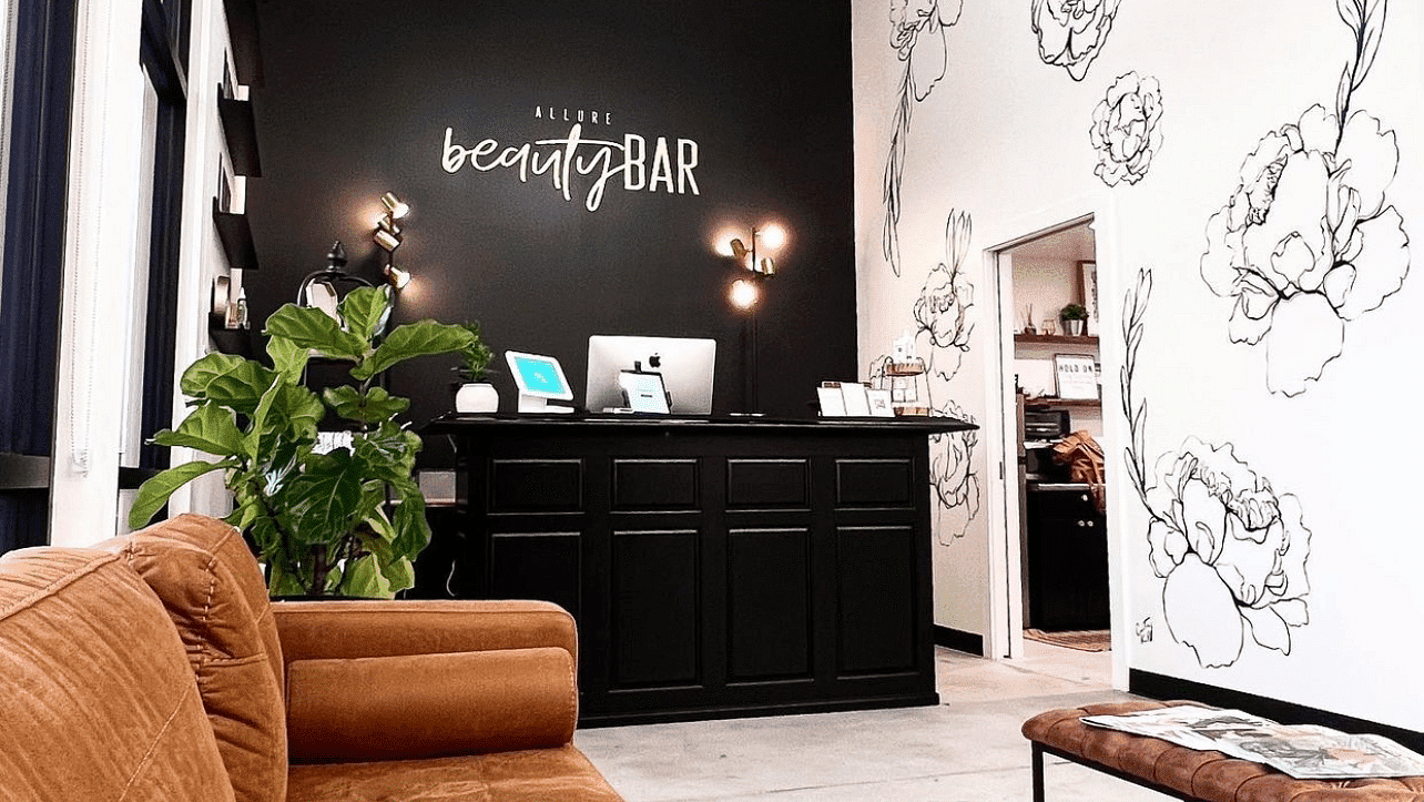 Allure Beauty Bar front Desk